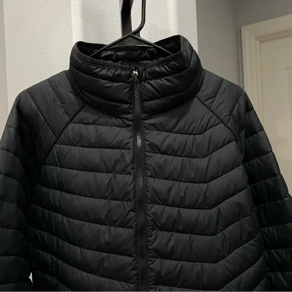 Men’s Columbia Omni-Heat Thermal Down Jacket Puffer Coat Size 3X Black NWOT Flaw - Picture 3 of 12